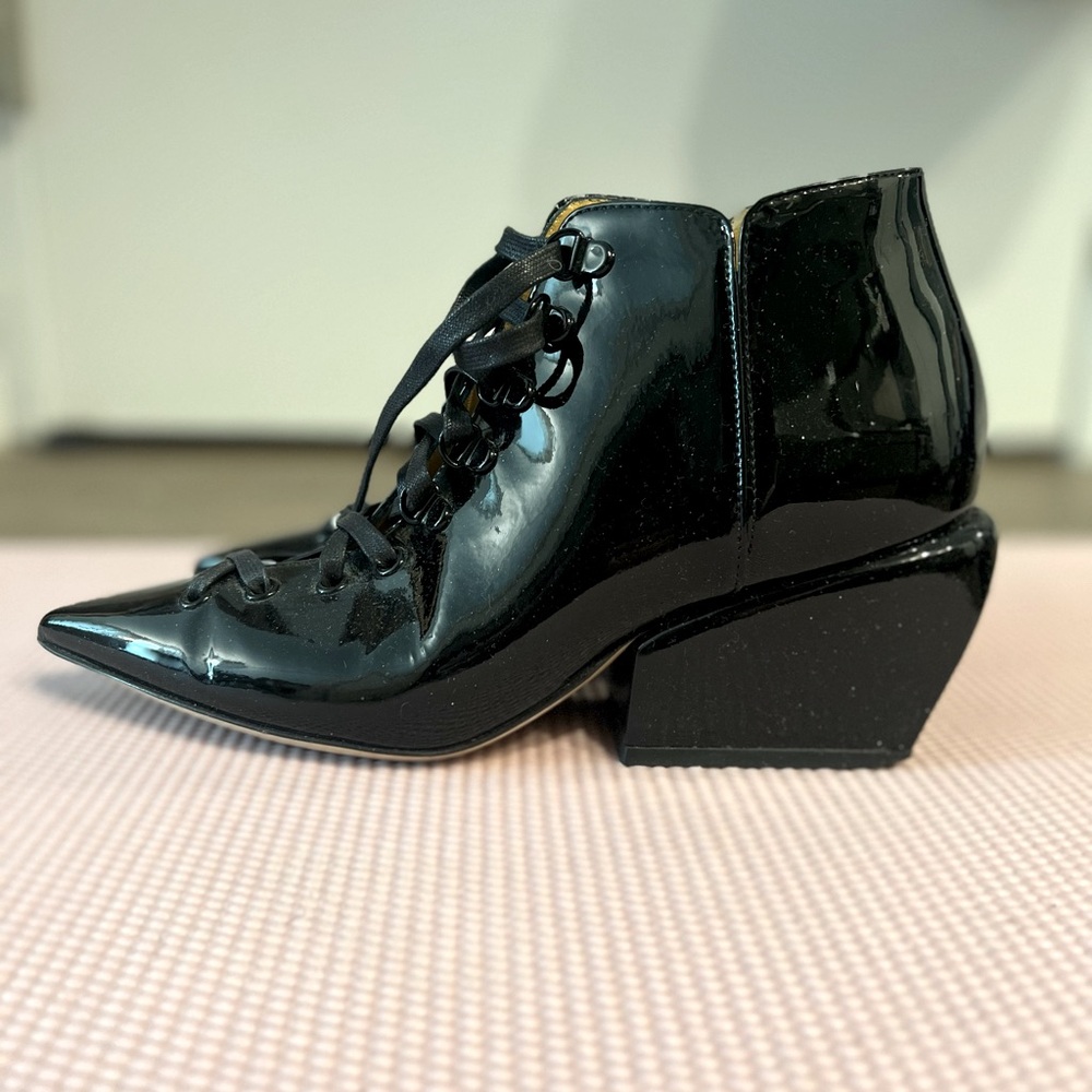 Petar petrov pointed toe lace up boots sz 6